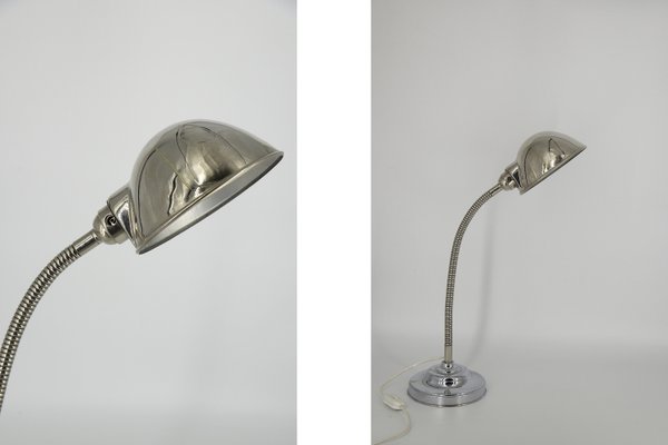 Vintage Scandinavian Chrome Desk Lamp, 1960s-ZAA-885711