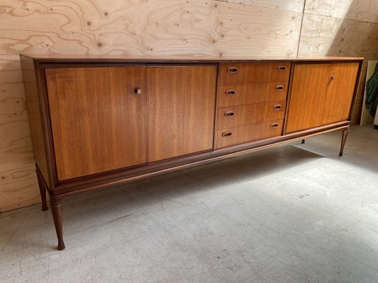 Vintage Scandinavian Danish Teak Sideboard, 1960s-DE-1293589