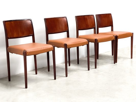 Vintage Scandinavian Dining Chairs, 1970s, Set of 4-IRH-1822091