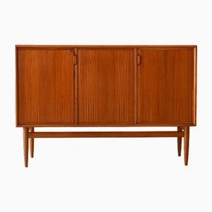 Vintage Scandinavian Highboard in Teak and Oak, 1960s-QWP-1782858