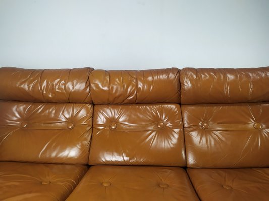 Vintage Scandinavian Leather Sofa-EAD-1060301