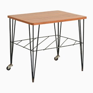 Vintage Scandinavian Metal Structure Table, 1960s-QWP-1374346