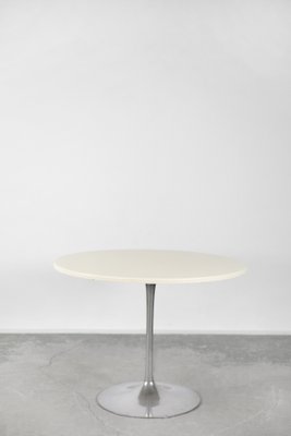 Vintage Scandinavian Mid-Century Modern Dining Table with Metal Tulip Leg, 1970s-ZAA-1166385