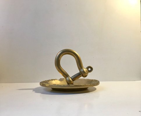 Vintage Scandinavian Nautical Bronze Cigar Ashtray, 1950s-LCR-894596