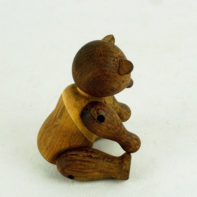 Vintage Scandinavian Oak Bear attributed to Kaj Bojesen, Denmark, 1950s-MH-1725916