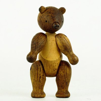 Vintage Scandinavian Oak Bear attributed to Kaj Bojesen, Denmark, 1950s-MH-1725916