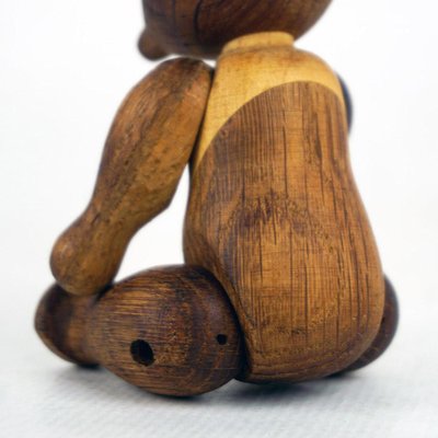 Vintage Scandinavian Oak Bear attributed to Kaj Bojesen, Denmark, 1950s-MH-1725916