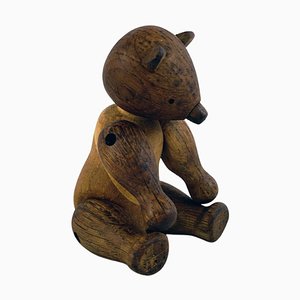 Vintage Scandinavian Oak Bear attributed to Kaj Bojesen, Denmark, 1950s-MH-1725916