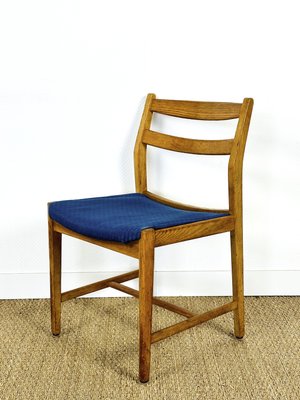 Vintage Scandinavian Oak Chairs, 1960, Set of 6-PLK-2022779