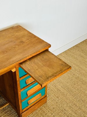 Vintage Scandinavian Oak Desk, 1960s-PLK-2020004