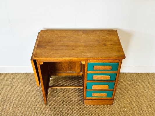 Vintage Scandinavian Oak Desk, 1960s-PLK-2020004