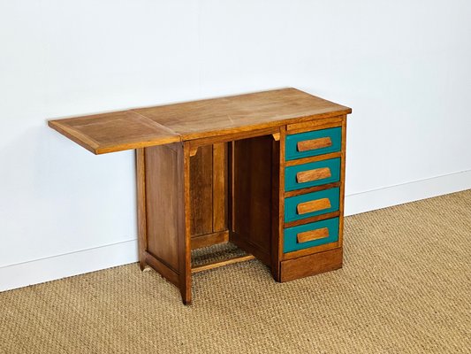 Vintage Scandinavian Oak Desk, 1960s-PLK-2020004