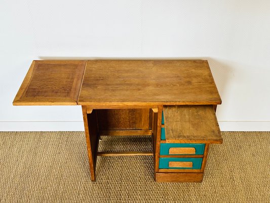 Vintage Scandinavian Oak Desk, 1960s-PLK-2020004