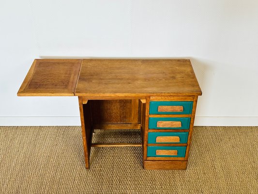 Vintage Scandinavian Oak Desk, 1960s-PLK-2020004