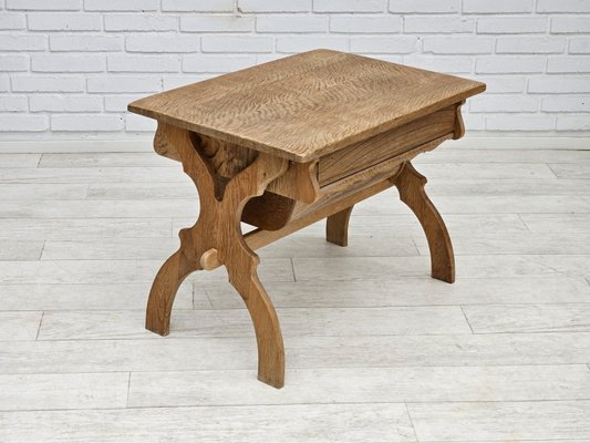 Vintage Scandinavian Oak Side Table, 1960s-TMW-2023402