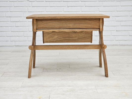 Vintage Scandinavian Oak Side Table, 1960s-TMW-2023402