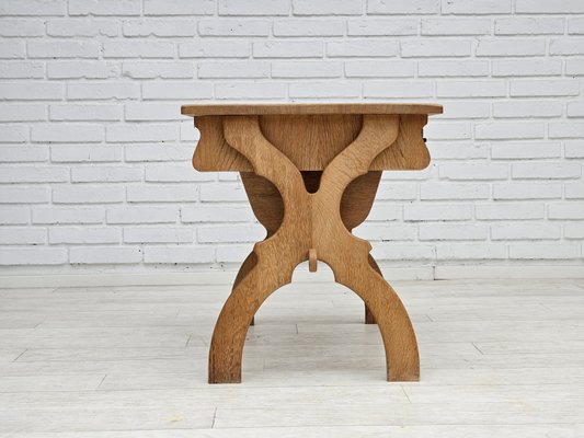 Vintage Scandinavian Oak Side Table, 1960s-TMW-2023402