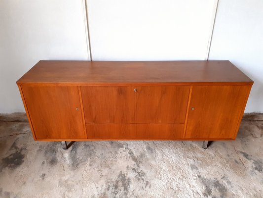 Vintage Scandinavian Office Sideboard in Teak, 1970s-AHO-1295780