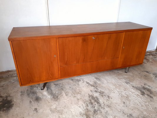 Vintage Scandinavian Office Sideboard in Teak, 1970s-AHO-1295780