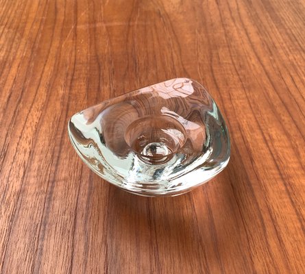 Vintage Scandinavian Reversible Glass Candleholder, 1970s-UAH-1371059