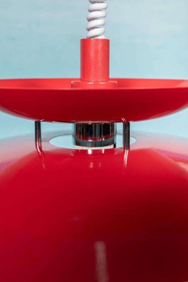 Vintage Scandinavian Scale Lamp in Red-HGA-2041703