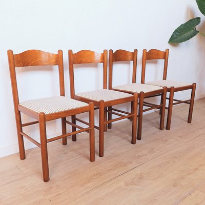 Vintage Scandinavian Side Chairs, 1960s, Set of 4-WK-2027715