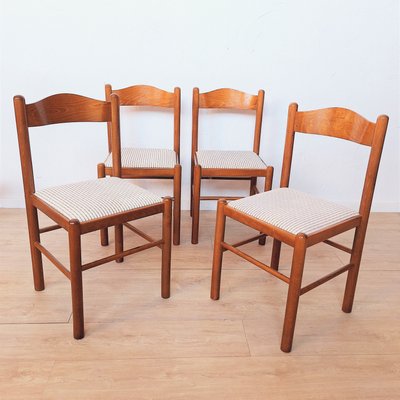 Vintage Scandinavian Side Chairs, 1960s, Set of 4-WK-2027715