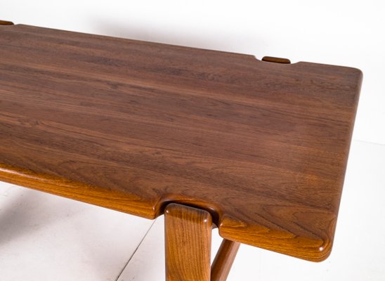 Vintage Scandinavian Skipper Mobler A/S Style Teak Coffee Table by Sven Ellekaer, 1980s-VLO-874556