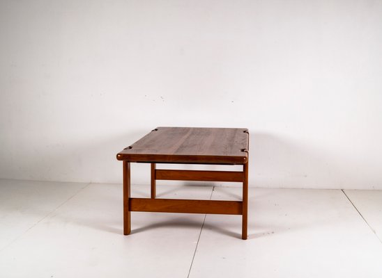 Vintage Scandinavian Skipper Mobler A/S Style Teak Coffee Table by Sven Ellekaer, 1980s-VLO-874556