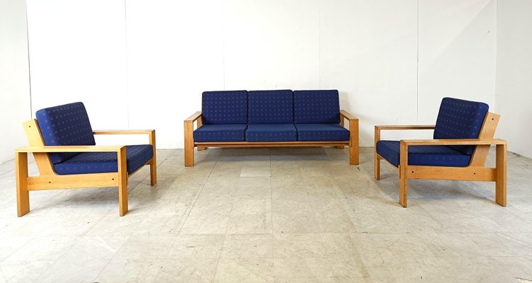 Vintage Scandinavian Sofa Set, 1970s, Set of 3-IRH-1820406