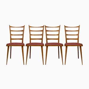 Vintage Scandinavian Style Chairs, 1950s, Set of 4-NJY-1804075