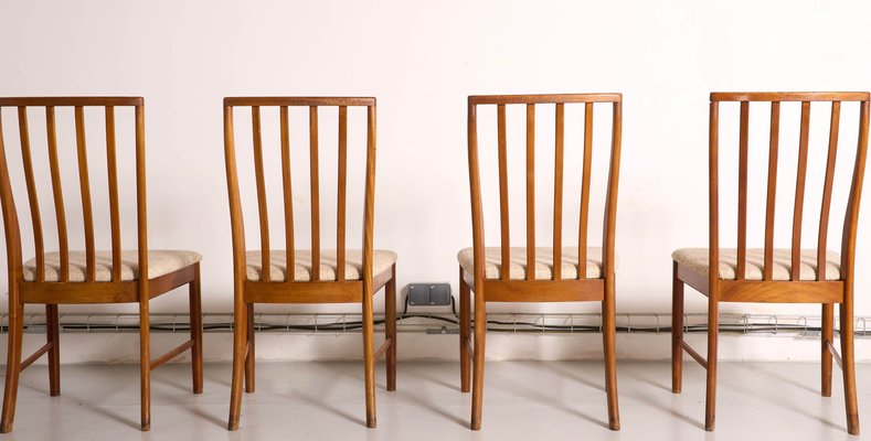 Vintage Scandinavian Style Dining Chairs from McIntosh, 1960s, Set of 4-XKX-2034865