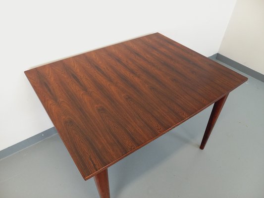 Vintage Scandinavian Style Dining Table in Rosewood with Extensions, 1960s-AHO-1805959