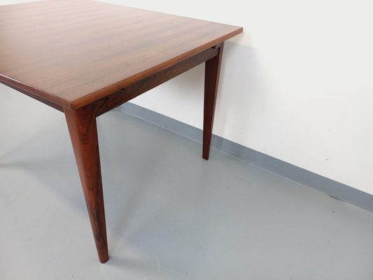 Vintage Scandinavian Style Dining Table in Rosewood with Extensions, 1960s-AHO-1805959