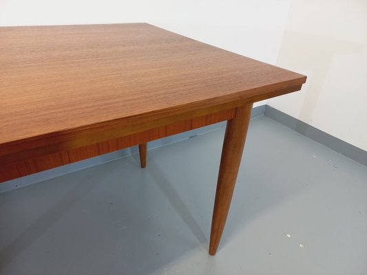 Vintage Scandinavian Style Dining Table in Teak, 1960s-AHO-1751714