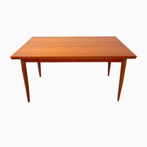 Vintage Scandinavian Style Dining Table in Teak, 1960s-AHO-1751714