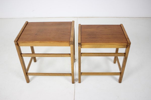 Vintage Scandinavian Teak Nesting Table Set, 1960s-TZ-938751