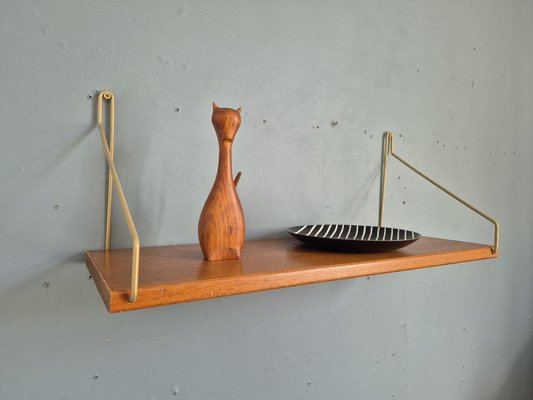 Vintage Scandinavian Teak Shelf, 1960s-EYI-2041377