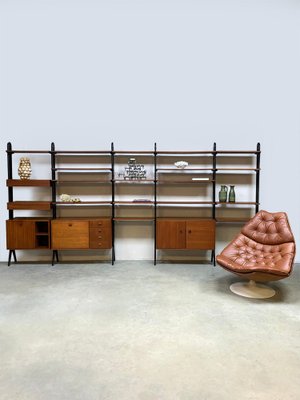 Vintage Scandinavian Wall Unit, 1960s-BW-2013022