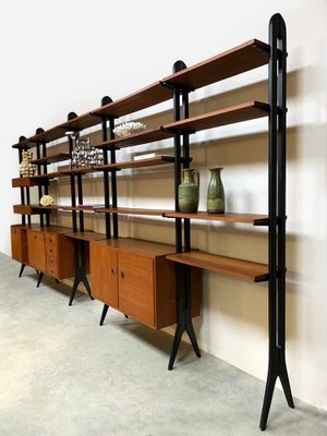 Vintage Scandinavian Wall Unit, 1960s-BW-2013022