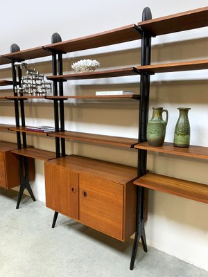 Vintage Scandinavian Wall Unit, 1960s-BW-2013022