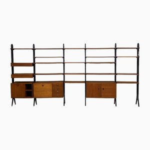 Vintage Scandinavian Wall Unit, 1960s-BW-2013022