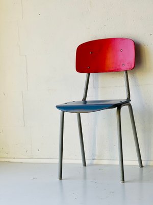 Vintage School Chairs, 1970s, Set of 4-ALG-1370726