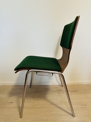 Vintage School Chairs, Denmark, 1970s, Set of 4-YNX-2027811