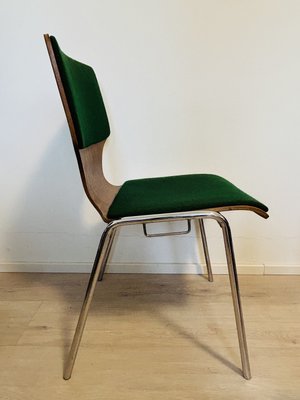 Vintage School Chairs, Denmark, 1970s, Set of 4-YNX-2027811