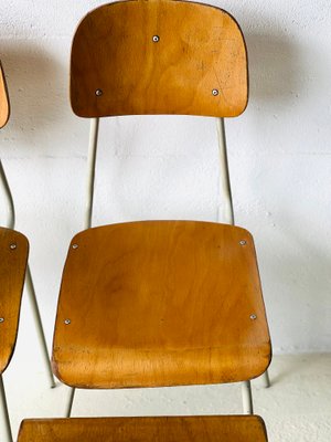 Vintage School Chairs, Set of 6-ALG-2020117