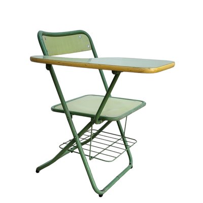 Vintage School Folding Academy Chairs, Set of 4-TCS-2018433