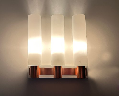 Vintage Sconce in Glass from Kaiser, 1960s-GUT-2017223