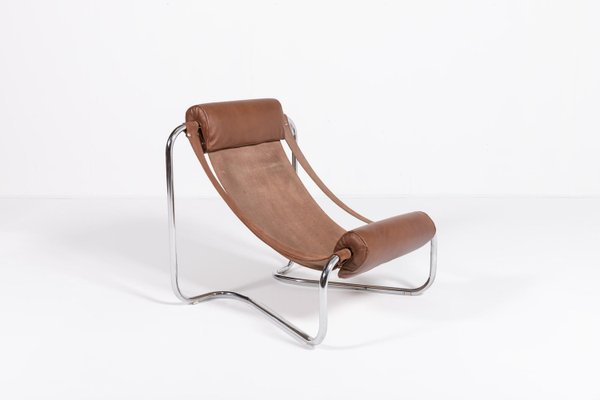 Vintage Sculptural Italian Sling Lounge Chair, 1970s-KMC-2024262