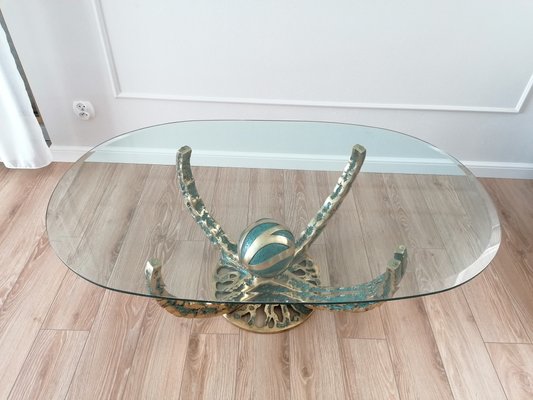 Vintage Sculptural Octo Coffee Table by Henri Fernandez, France, 1972-RFT-925541